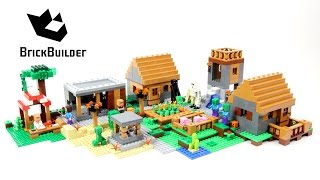 LEGO MINECRAFT 21128 The Village  Speed Build for Collecrors  Collection 57 sets [upl. by Felecia]