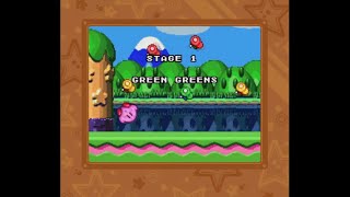 Kirby Super Star Spring Breeze Stage 1 Green Greens [upl. by Conners]