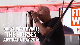 Daryl Braithewaite performs quotThe Horsesquot for Australia Day [upl. by Stoeber]