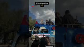 Santa Fe Klan sufre accidente de autobús de turistas en Guanajuato [upl. by Assilanna]