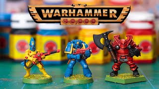 Painting Warhammer like its 1994 [upl. by Refinnaj]