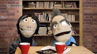 Meet the Robin Ince amp Brian Cox puppets [upl. by Mariana]