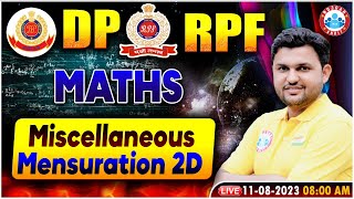 RPF Maths Class  Delhi Police Mensuration 2D Maths Class  Delhi Police Maths Class By Rahul Sir [upl. by Rybma636]