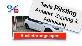 Tesla  Auslieferungslager Pilsting  Anfahrt Zugang amp Abholung [upl. by Alletneuq]