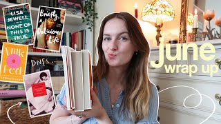 all the books I read in june from worst to best 🌟 june reading wrap up [upl. by Nirroc]