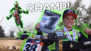 DANGERBOY WINS 4 CHAMPIONSHIPS IN 1 DAY Haiden Deegan Mini Os Supercross Recap [upl. by Butler]