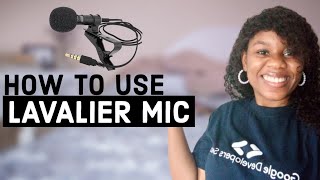 How to use LAVALIER microphones on android and iphone How to film with LAPEL mic [upl. by Egroj]