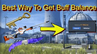 Best and Fastest Way to get Buff balance in 2023 CSGO [upl. by Egnalos]