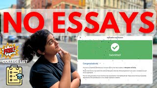 No Essay Universities in the USA  High Scholarship for International Students FALL 2025 [upl. by Haerr737]