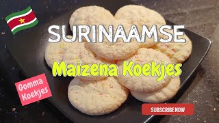 Surinaamse Maizena Koekjes maken  Gomma Koekjes maken  Cornstarch Cookies  amsr [upl. by Kristian652]