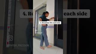 Hip joint exercise for healthy spine spinecare backpainnomore backpainrelief [upl. by Elleinahc]