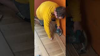 Hardwood Pro Does His Own Floor [upl. by Emalia]