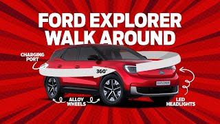 New AllElectric Ford Explorer Walkaround  2024 [upl. by Lertsek566]