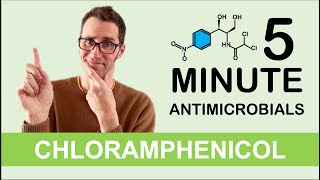 Chloramphenicol  5 Minute Antimicrobials [upl. by Gnex362]