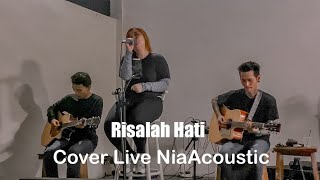 Risalah Hati  Cover NiaAcoustic Live Caffe LangitSociety [upl. by Nebe]