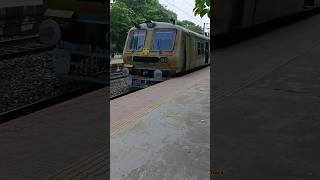 Unique Bombardier Local Train Skipping Station 🤩🔥❤🔥🤩🔥❤🔥 shorts localtrain [upl. by Niroc853]