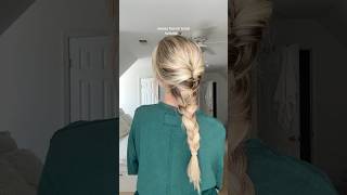 this messy French braid is so good if you have layers🫶 hairtutorial hairstyle frenchbraid [upl. by Endaira]