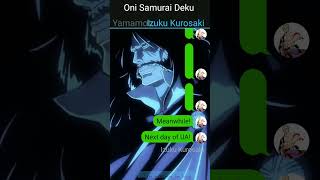 Oni Samurai Deku Texting Story Episode 6 The legend HimselfIzukuxYourichi [upl. by Aserehc]