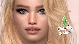 CREATE A SIM 🍀 THE SIMS 4 CAS 🍓 SOLANGE💎 sims4 [upl. by Ecad454]