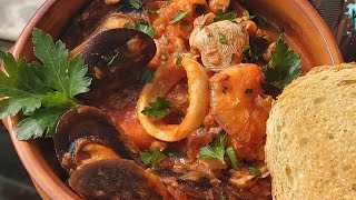 Cucina anche tu la zuppa di pesce allitaliana con i pesci surgelati Ricetta [upl. by Amalburga832]