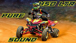 SUZUKI LTR450 PURE SOUND 4 STROKE  RAW [upl. by Ynohtnakram]