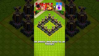 Monolith VS Super Troops  Clash Of Clans  clashofclans gamingshorts trending [upl. by Arratal]