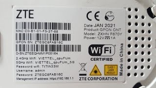 Cấu hình modem ZTE F670Y thành bộ phát wifi phụ [upl. by Atinrahs]