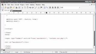 Beginner PHP Tutorial  174  Loading in file Contents to a DIV Part 3 [upl. by Harshman]