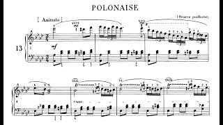 Chopin Polonaise in AFlat Major op Posth CzernyStefanska [upl. by Derfnam]