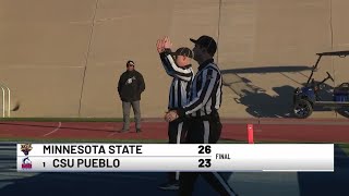 WATCH CSU Pueblo falls in the second round of Division 2 Playoffs [upl. by Clara353]