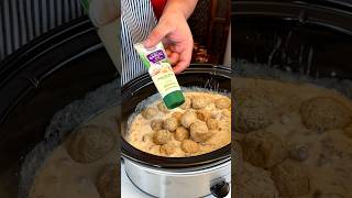 crockpot meatball and pasta dinner This is a family favorite [upl. by Okihcim]