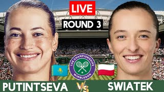 iga świątek 🇵🇱 vs yulia putintseva mecz na żywo Wimbledon 2024 swiatek live streaming [upl. by Haerdna]