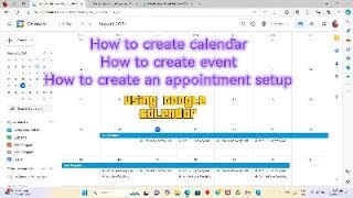 Create Calendar Event Appointment setup using Google Calendar [upl. by Turoff]