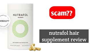 Nutrafol hair supplement review  review based [upl. by Ilek]