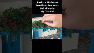 How to Make REALISTIC Details for Miniature DIORAMAS diorama diy miniature [upl. by Sellers]