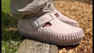 Kith for Birkenstock London Braided Lilac Ash  On Feet [upl. by Paulsen]