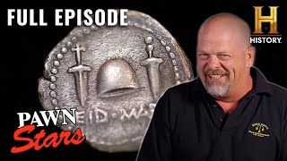 Pawn Stars Rick Is GIDDY For Holy Grail Roman Coin S15 E2  Full Episode [upl. by Ileana]