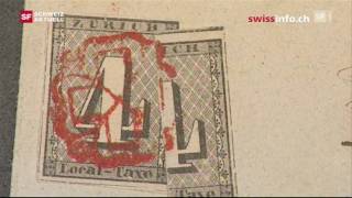 Swiss stamp auction includes many rare objects [upl. by Thomasine491]