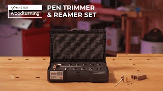 Axminster Woodturning Pen Trimmer amp Reamer Set [upl. by Cock]