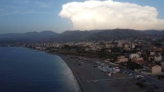 SPIAGGIA PUNTA PELLARO REGGIO CALABRIA RIPRESA CON DRONE [upl. by Aillemac]