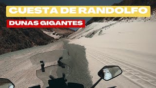 LA DESCONOCIDA CUESTA DE RANDOLFO  Una DUNA GIGANTE se come la ruta  Desvíos de la RUTA 40 [upl. by Assira]