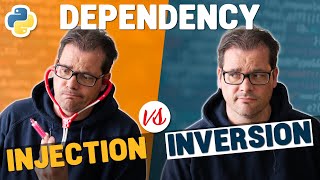 Dependency INVERSION vs Dependency INJECTION in Python [upl. by Harim]