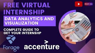 FREE VIRTUAL INTERNSHIP  DATA ANALYTICS AND VISUALIZATION  ACCENTURE [upl. by Kehsihba]