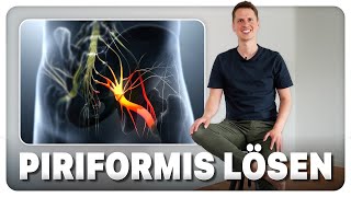 PIRIFORMIS MUSKEL effektiv LÖSEN mit dieser Technik im Sitzen [upl. by Leighton]