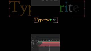 1⃣8⃣ How Create Typewriter Text Effect in Adobe After Effect For more AE tips and tricks follow [upl. by Odlareg]