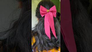 Making hair bow shorts shortvideo explore bowmaking hairaccessories hairstyle [upl. by Enotna]