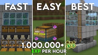 NEW 3 BEST XP FARM TUTORIAL in Minecraft Bedrock 121 MCPEXboxPS4Nintendo SwitchPC [upl. by Ulphiah700]