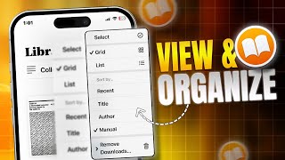 How to View amp Organize Your Library on Apple Books  Quick Guide to the iPhone Books App [upl. by Braca]