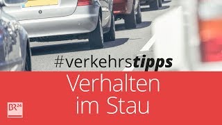 Stau Was ist erlaubt verkehrstipps  BR24 [upl. by Hairim]