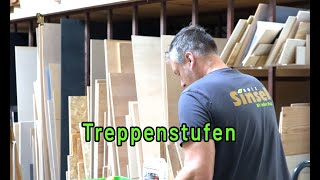 Massivholz  Treppenstufen [upl. by Gerick]